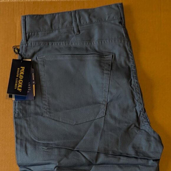 Ralph Lauren Blue Polo Golf Pants Tailored Fit Mens 36x32 NWT - Picture 2 of 14